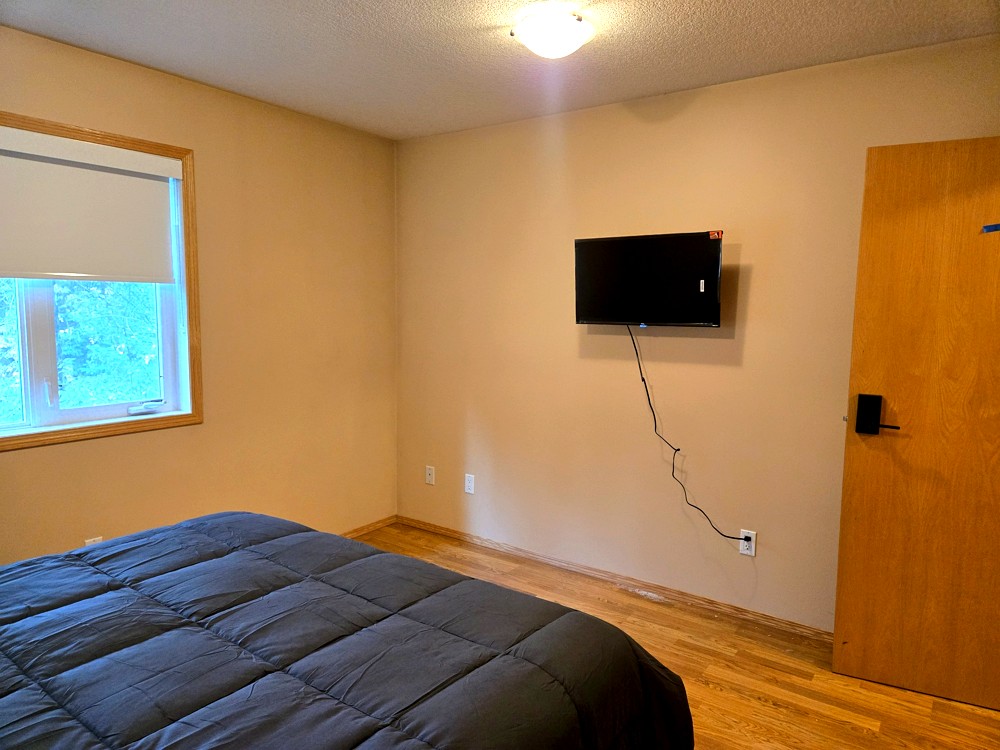 Each room has television